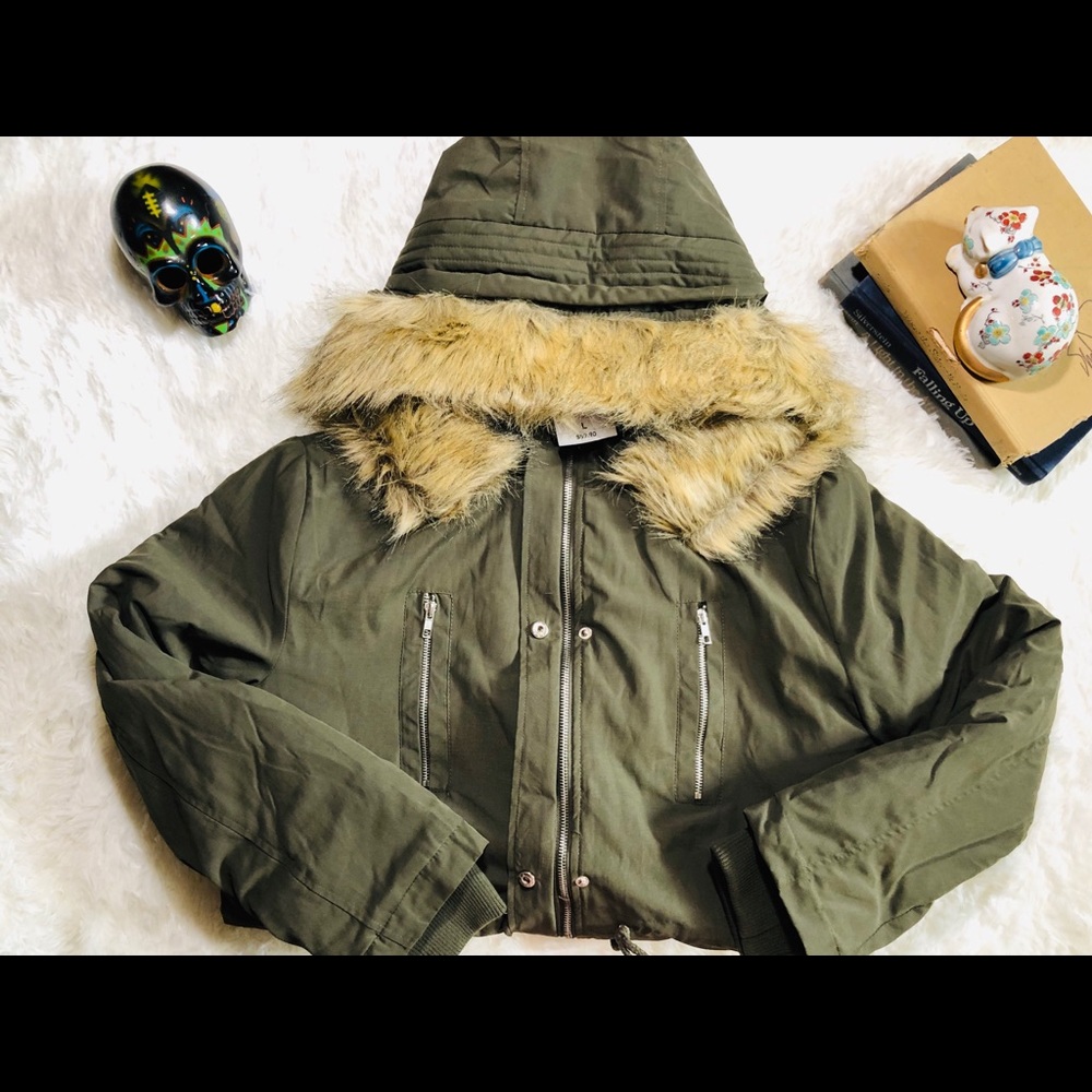 Faux Shearling / Fur Parka